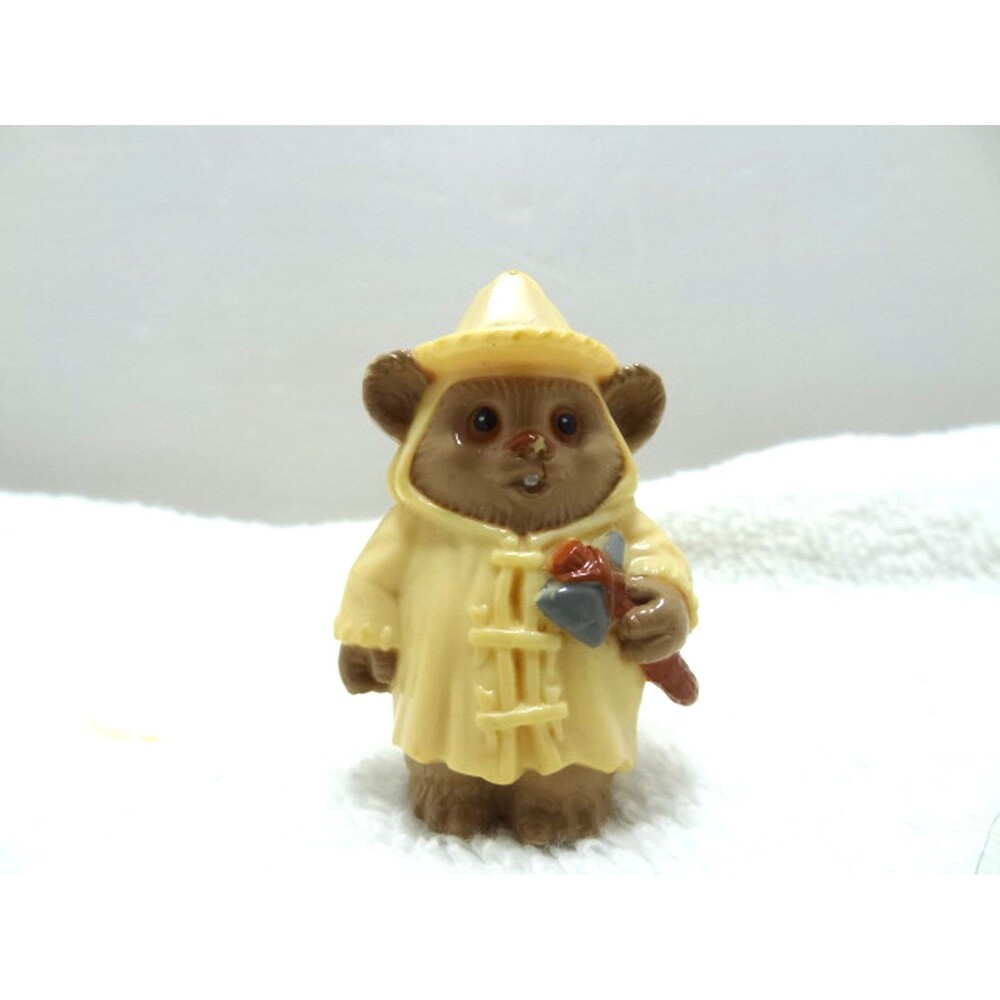 Wicket the Ewok Fire Cart ROTJ Kenner Star Wars 1984 Family Tree Hut Vintage